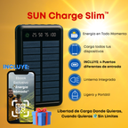 SUN Charge Slim + 🎁 4 Cables de Carga (USB, Tipo C, Micro USB y Lightning) + 🎁 eBook "Energía Nómada sin Límites"