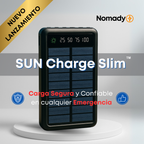 SUN Charge Slim + 🎁 4 Cables de Carga (USB, Tipo C, Micro USB y Lightning) + 🎁 eBook "Energía Nómada sin Límites"
