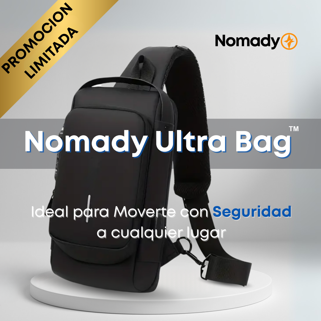 Nomady Ultra Bag + REGALO 🎁 eBook "10 Hacks de Viajero Inteligente"